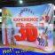 Aluminum tube fabric display high resolution backdrop print