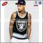 Fashionable Mens Tank Top with Raiders Print