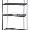 4 level Black Chrome Metal Rack Wire Storage Shelving