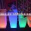 2016 hot sell green flowerpot led luminous planter pots/Christmas Outdoor Flower Pot
