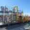 API gas pressure regulating and metering station skid mounted