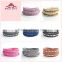Fashion leather jewelry crystal bracelet