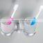 Wholesale Prices Aluminum Alloy And Glass Chrome Finishing Bathroom Accessories Wall Mounted Double ToothBrush Cup Holder