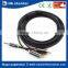 3.5mm stereo plug 2RCA stereo y splitter audio cable connect smartphone/tblet to TV/AC Receiver/HIFI Audio Amplifier/Radio