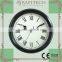 12 Inch Black Finish Metal Clock
