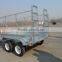 Heavy Duty Galvanized Tandem Hydraulic Tipper Box Trailers