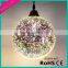3D Lamp 2016 NEW Modern metal /glass Hanging Light ring design Pendant Lamp home colorful Decoration Ceiling Lighting factory BS