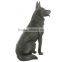 Home ornament polyresin german shepherd statue