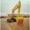 Sinotruk Qingdao hydraulic excavator with breaker grapple quick coupler