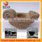 Granite fish shaped sinks for bird feeding , stone bird bowl