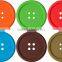fastener shaped mug pad coster, tea cup coaster, fancy cup mat