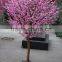 Hot sale peach blossom flower tree centerpieces for wedding decoration