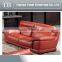 modern itlian geniune leather sofas for living room