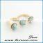2016 fashion design wholesale new gemstone ring