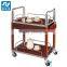 hotel wooden tea serving carts trolley