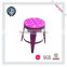 Outdoor stool dot painting by hand stool