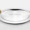 stainless steel oval food serving trays with stainless steel handles