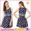 New Fashion Sleeveless Ladies Cotton Print Dresses