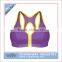 Fitness Sports Shock Absorber Zipped Fashion Moudel Bra For Women