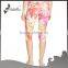 High quality all over sublimation printed yoga works capri pants yoga leggings for women