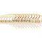 High Polished 4 MM Three Tone Plated Diamond Cut Bangles
