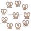 Wedding Supplies Hollow Wood Heart Figures Table Number Stand