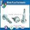Made in Taiwan Black Stainless Steel Zinc Plated Flange Hexagon Head Self Drilling Teks Screw