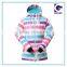 Allover print sublimation jacket snow clothing crane snow ski wear