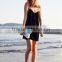 Summer Ladies Sexy Tignt Spaghetti strap Bcakless Mini Party Dress Beach Cocktail Dresses For Women