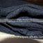 Hand woven organic linen dark blue waffle towel