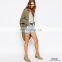New Season Women Batwing Sleeve Ribbed Knit Oversized Cardigan