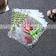 Amazing price clear self sealing header with flap poly opp pouch with printing