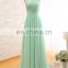Sweetheart New Arrival Three Styles A Line Mint Green Long Chiffon A Line Pleated Bridesmaid Dress 2016