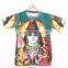 Indian Hindu Gods & Ganesha DIVINE Hindu God Deity T shirt Psychedelic Unisex wear Hippie Dj Art T - Shirt shirt M / L / Xl