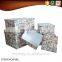 Folding fabric storage cardboard gift boxes containers