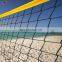 professional quality portable custom PE beach volleyball net set PE volleyball net