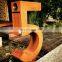 Modern Life Style Decoration Rust Mailbox In Corten