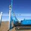 Solar post ramming piling machine for solar power plant project