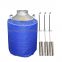 YDS-3 small capacity cryo cans portable liquid nitrogen dewar cryogenic semen tanks