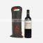 2018 Hot Sell elegant christmas felt single wine bottle bag with handle and customized logo