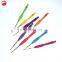 Aluminum knitting needle with rubber handle craft knit crochet hook set