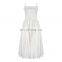 TWOTWINSTYLE  Ruched Women's Dress Sleeveless Tank Pockets Loose Summer Maxi Dresses