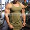 Custom Print Wholesale Fitness Gym Bodybuilding Fitness Tank Tops for Men Bodybuilder Cotton Tank Top
