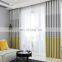 wholesale Good Quality Mediterranean Style Cotton Linen Fabric Decorative Striped Home Textile Soundproof Blackout Shade Curtain