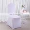 Top Quality white High Elastic Fashion Simple Style Wedding Plain Dyed Banquet Hall Chair Cover