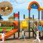 High quality colorful outdoor playground equipment slides plastic slide for  kids