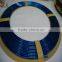 Chrome Glitter blue 14m Decor Moulding Trim Strip Car Air Vent Sticker Door Edge Scratch Guard Protector Strip Roll New U Style