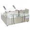 10 Liter Electric Countertop Deep Fryer Dual Tank 5 with Temperature Limiter Commercial Restaurant