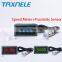 4 Digital Red Green Blue LED Industrial Tachometer  RPM Speed Panel Meter With Proximity Switch Sensor 12V Measure range 10-9999
