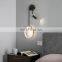 New Design Multifunction  Round Metal Wall Lights Black Personality Spotlight Wall Lamp